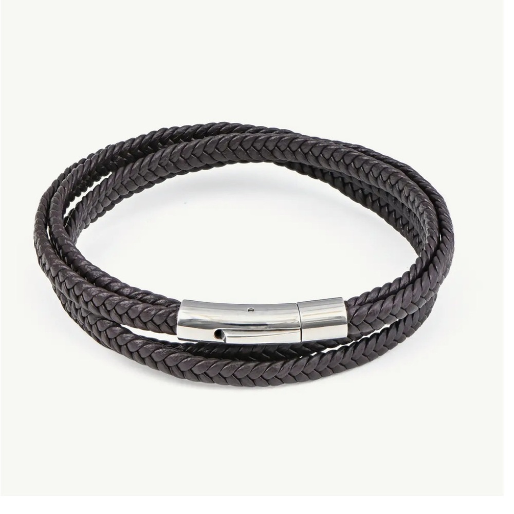 MYKA Men Super Fiber Brown Wrap Bracelet